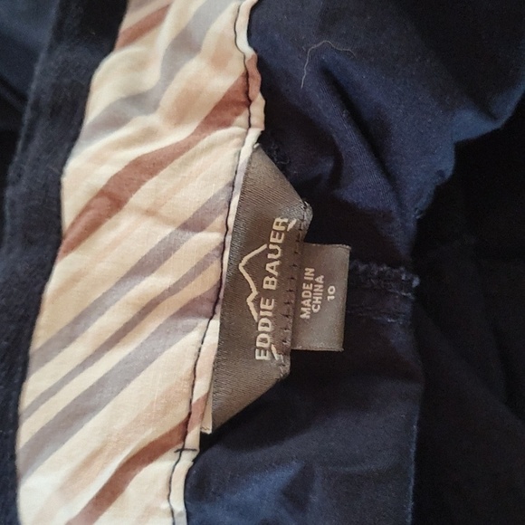 Eddie Bauer women's khaki drawstring hiking pants - Picture 7 of 11